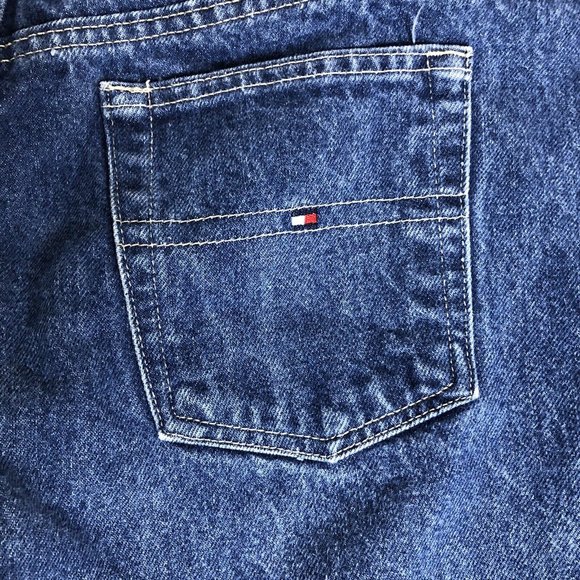 VTG TOMMY HILFIGER WOMEN'S PLUS‎ SIZE 18 INSEAM 28 DENIM JEANS L31 - Picture 3 of 8